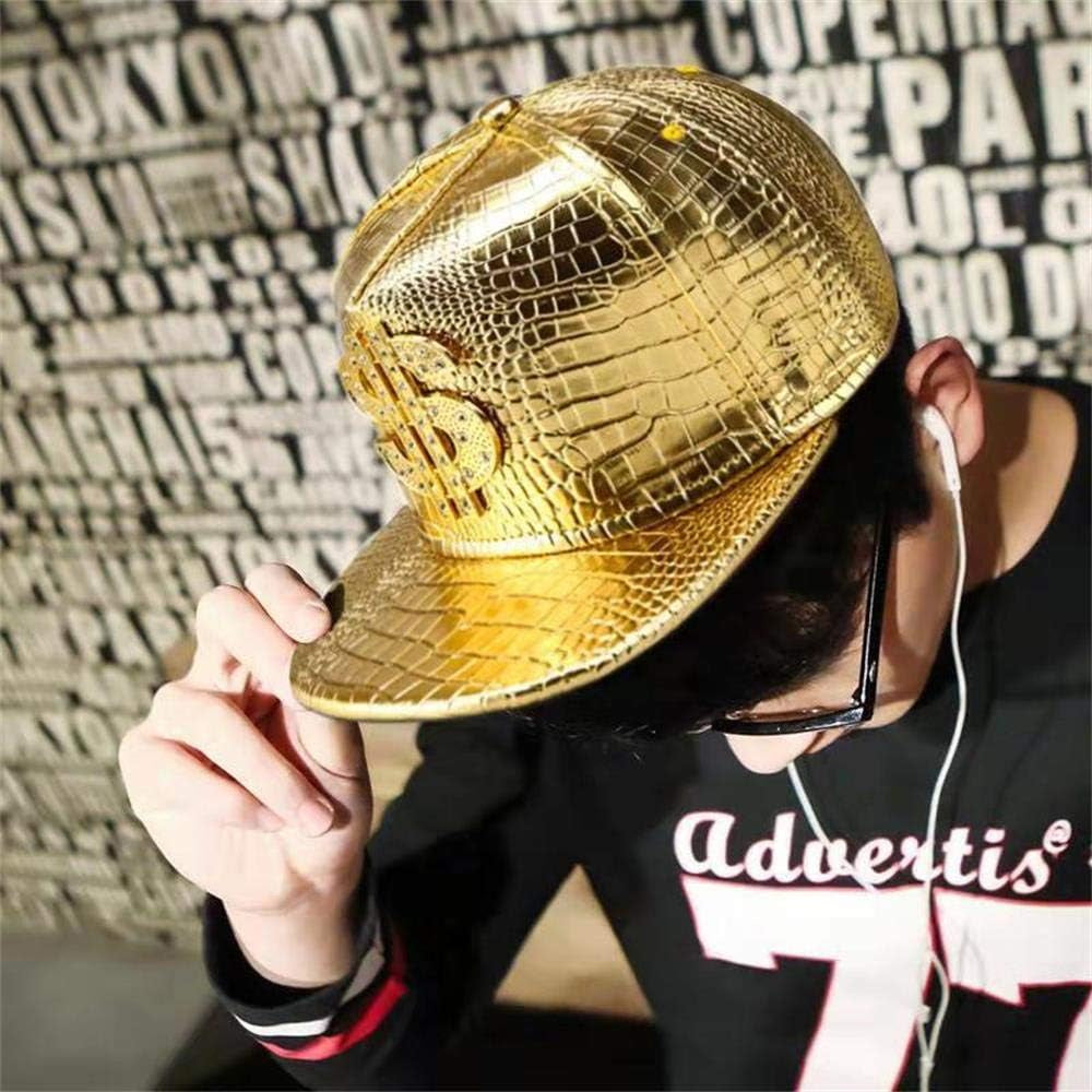 Hip Hop Hat,Flat-Brimmed Hat,Rock Cap,Adjustable Snapback Hat for Men and Women