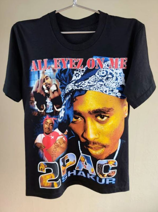 Tupac Shakur All Eyez on Me 90S Style Retro T Shirt Rap Tee, Vintage Shirt
