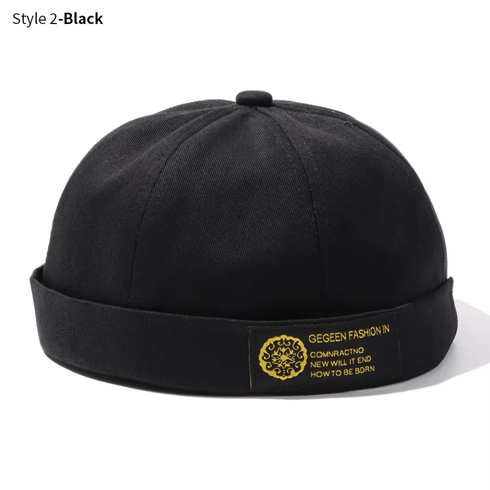 New Fashion Hip Hop Snapback Cap Summer Cotton Adjustable Street Dance Beanie Hat Brimless Skull Women Men Casual Baseball Cap