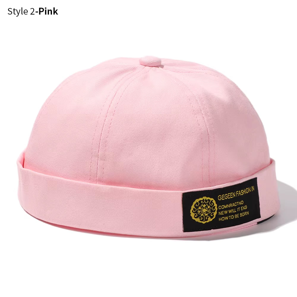New Fashion Hip Hop Snapback Cap Summer Cotton Adjustable Street Dance Beanie Hat Brimless Skull Women Men Casual Baseball Cap