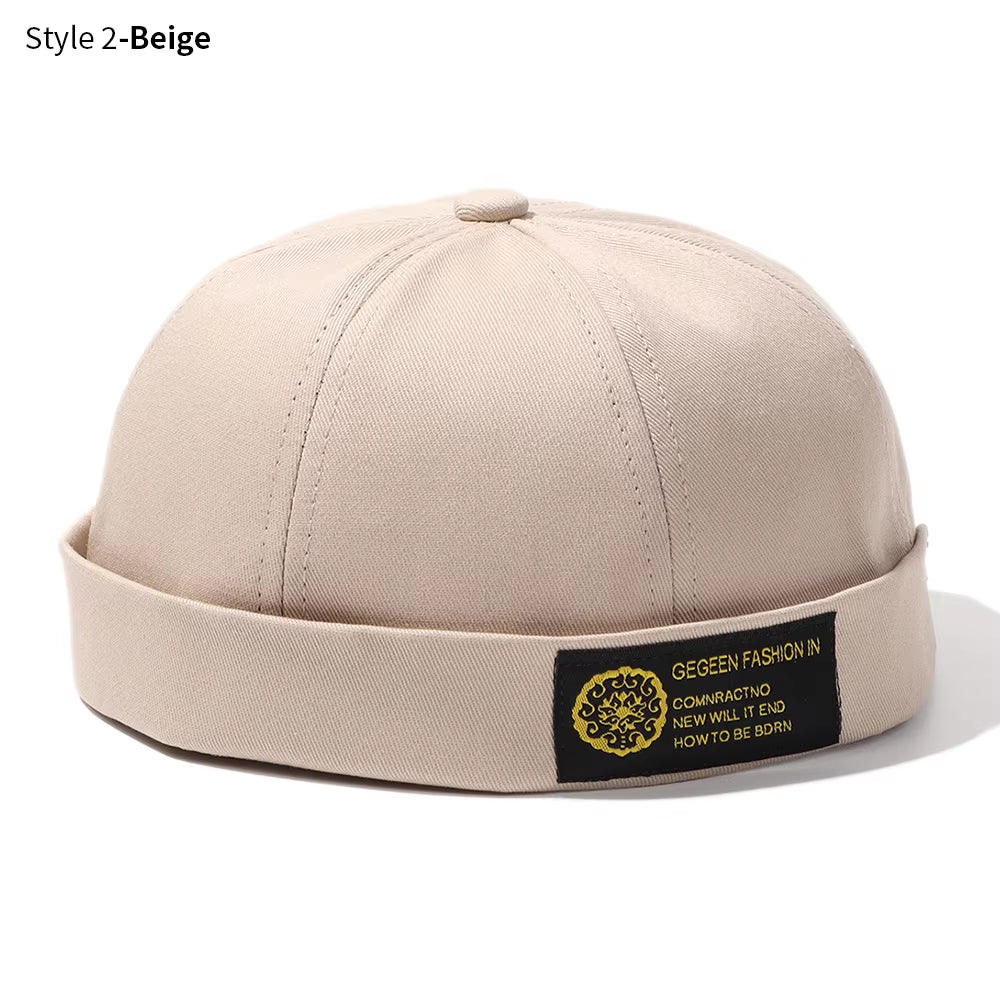 New Fashion Hip Hop Snapback Cap Summer Cotton Adjustable Street Dance Beanie Hat Brimless Skull Women Men Casual Baseball Cap