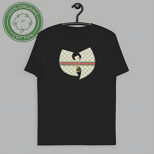 Classic OG Streetwear Wu Rang Graphic Tee for Men, Black Shirt