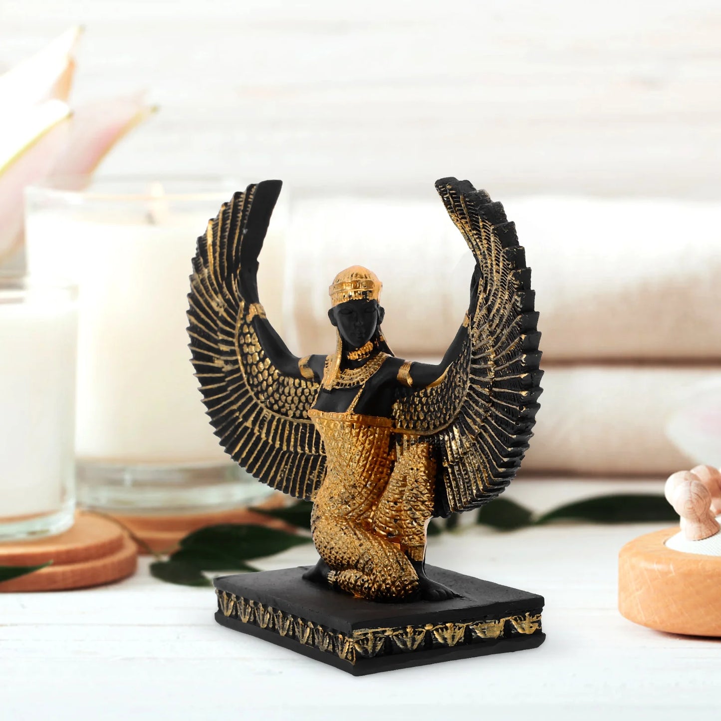 Ornaments Household Egyptian Statue Office Resin Female God Figurines Goddess
