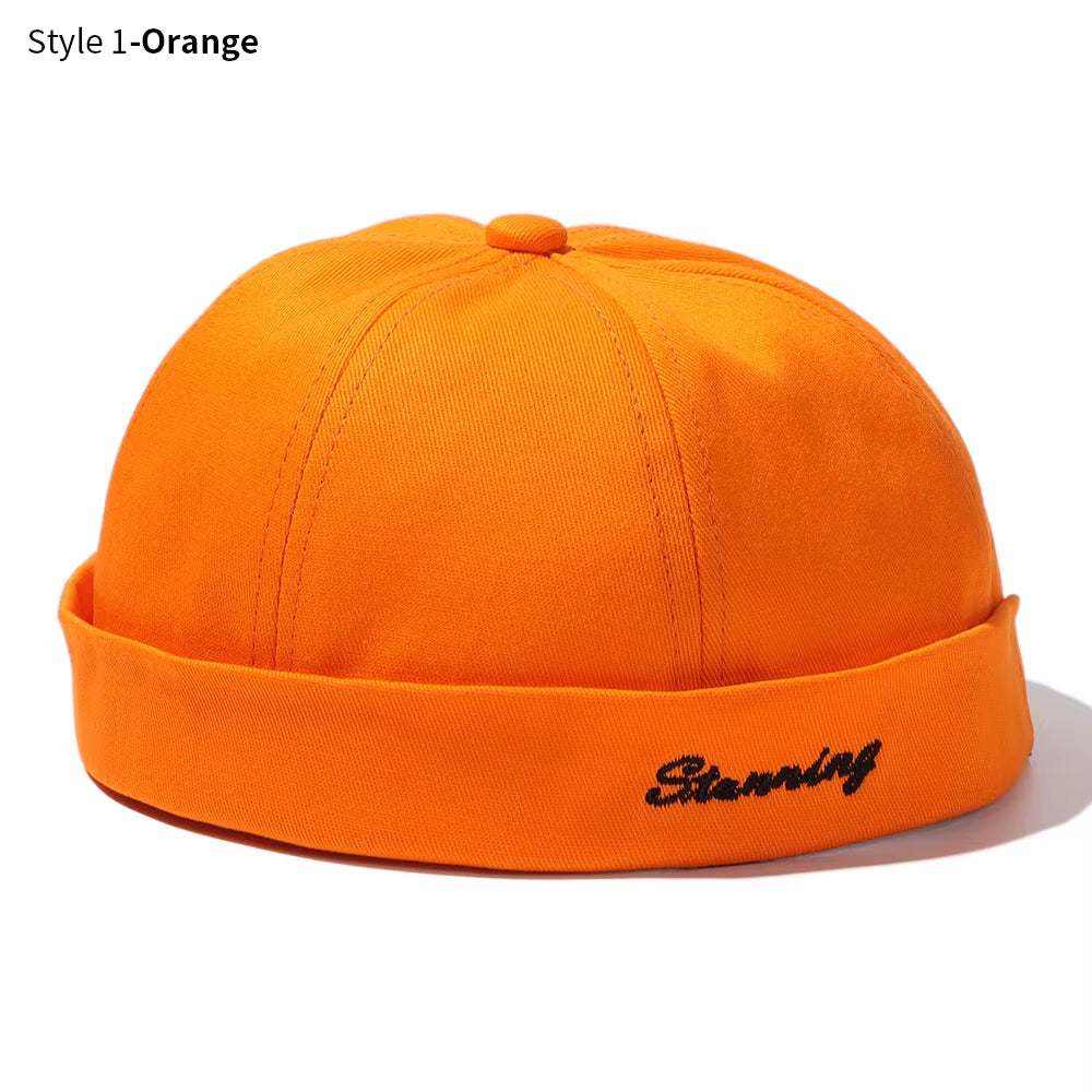 New Fashion Hip Hop Snapback Cap Summer Cotton Adjustable Street Dance Beanie Hat Brimless Skull Women Men Casual Baseball Cap